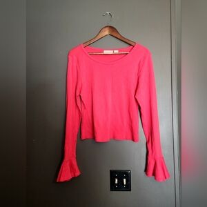 Maeve x Anthropologie bell sleeve , long sleeve, size large